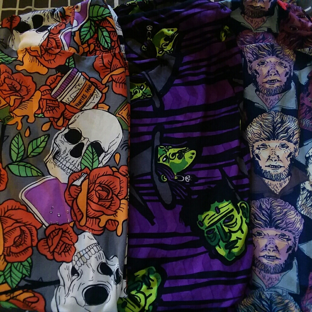 LuLaRoe Halloween Legging Lot